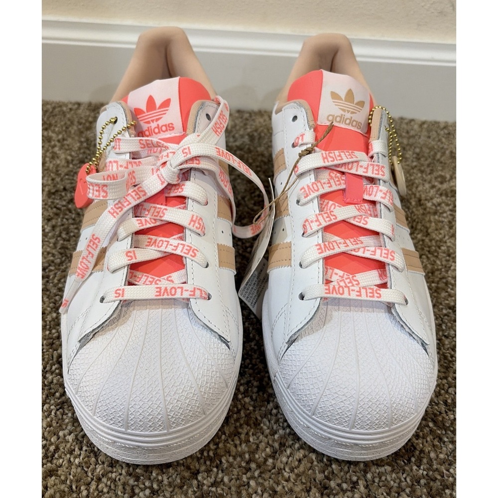 adidas Superstar Self Love Sz 8 - Coquette, Clean Streetwear, Lovecore - Picture 4 of 12